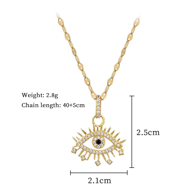 Evelyn Evil Eye Necklace
