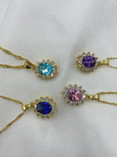 Load and play video in Gallery viewer, Midnight Blue Luna Princess Necklace