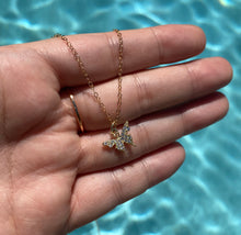 Load image into Gallery viewer, Butterfly Crystal Necklace - KiraaJewel
