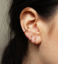 Load image into Gallery viewer, Kourtney Mini Hoops - KiraaJewel