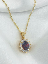 Load image into Gallery viewer, Ruby Luna Princess Necklace - KiraaJewel