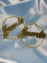 Load image into Gallery viewer, Custom Hoop Earrings - KiraaJewel