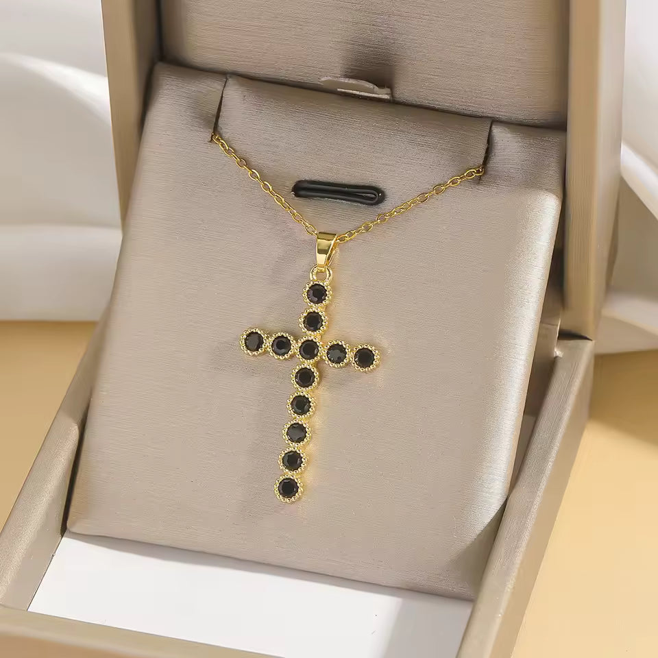 Ivy Cross Necklace