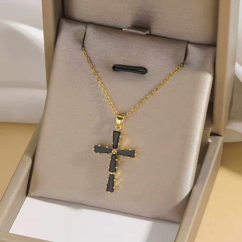Ivy Cross Necklace