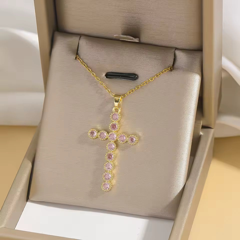 Ivy Cross Necklace