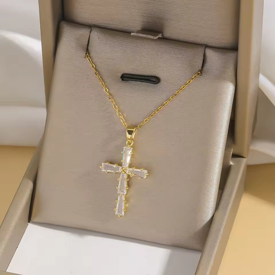 Ivy Cross Necklace