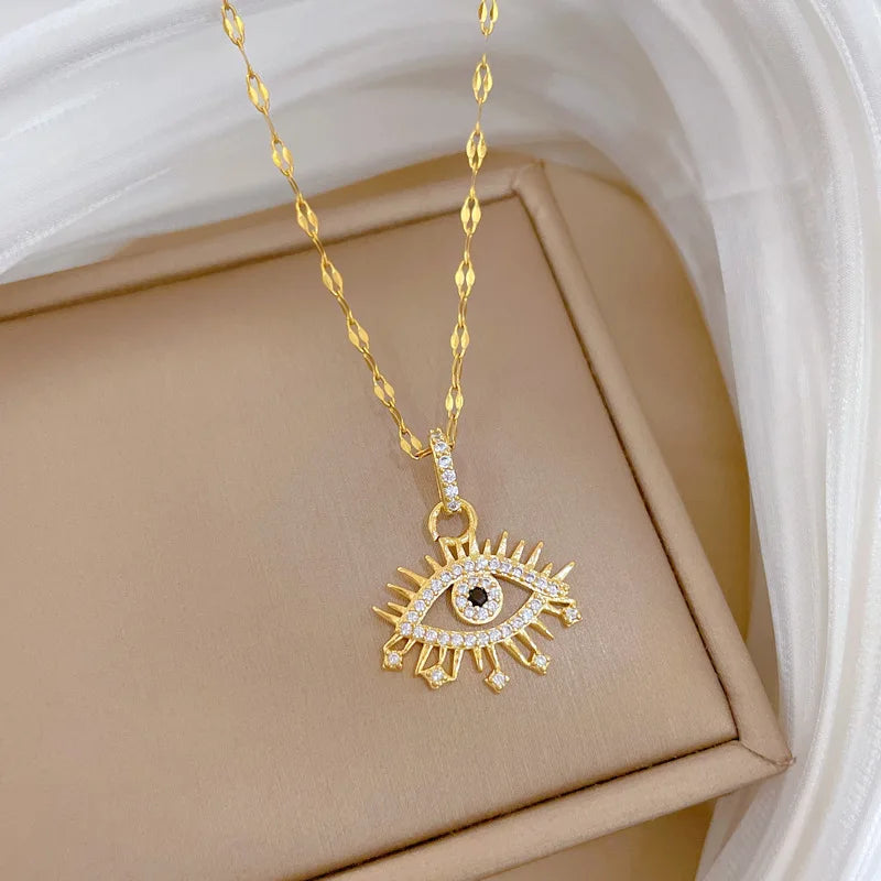 Evelyn Evil Eye Necklace