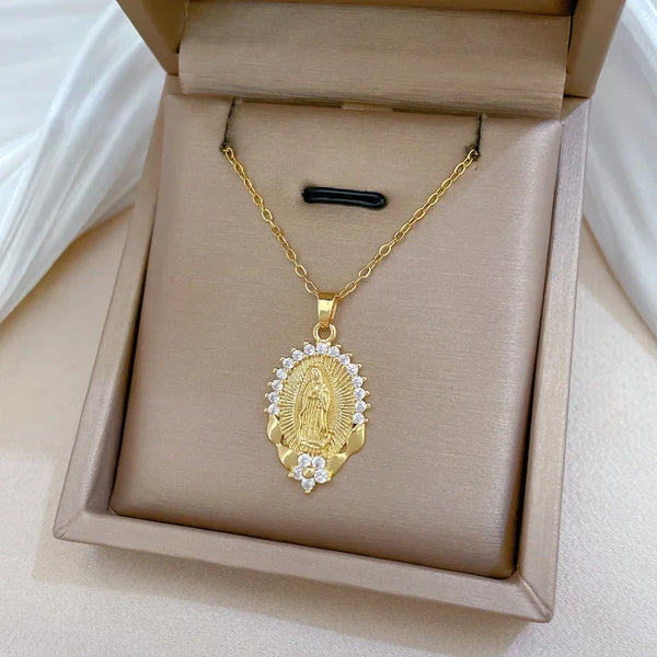 Guardian Mary Stainless Pendant