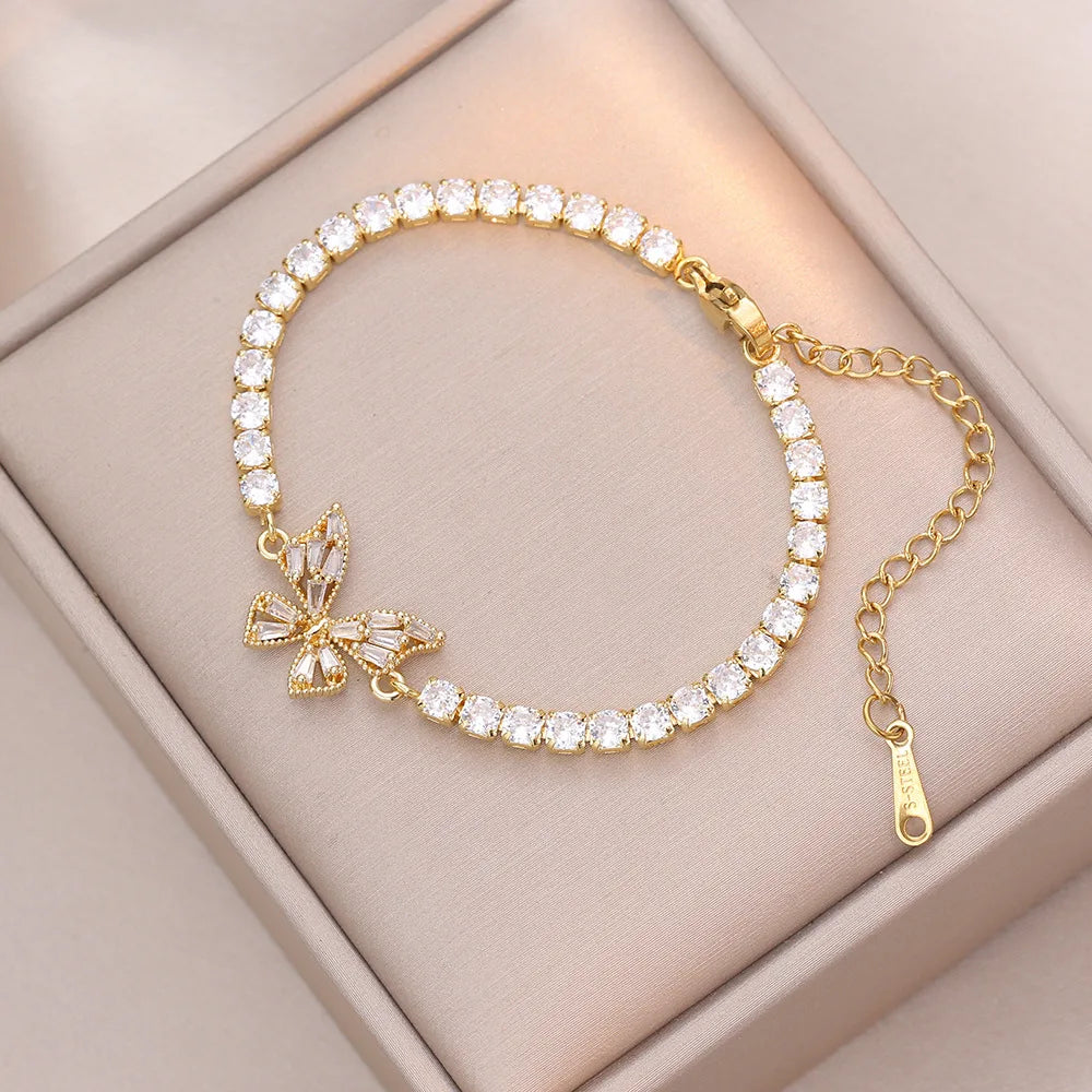 Brianna Tennis Chain Bracelet