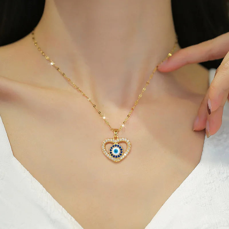 Eva Evil Eye Necklace