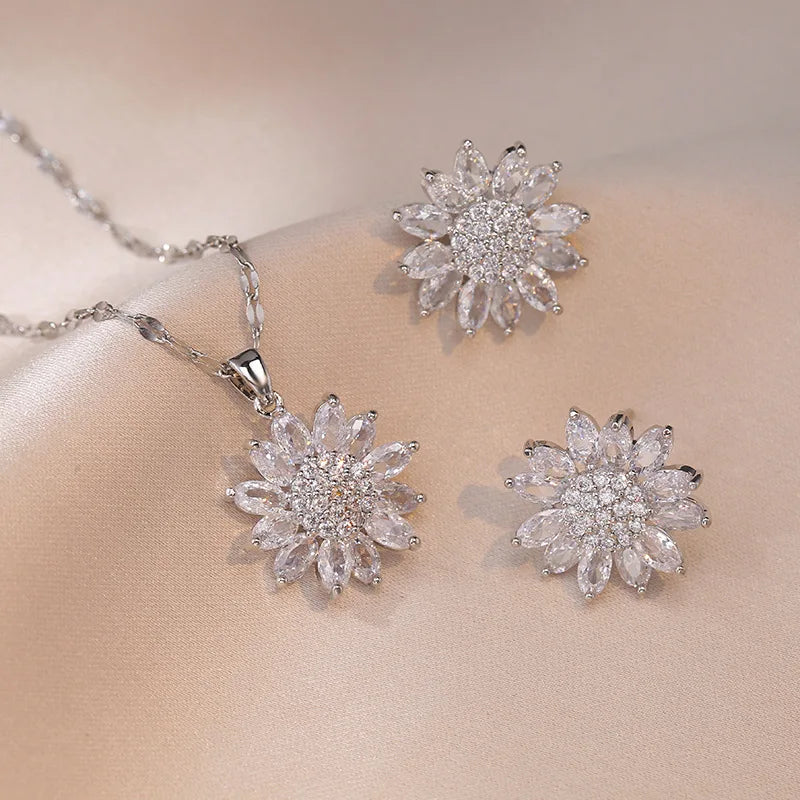 Karina Flower Jewelry Set