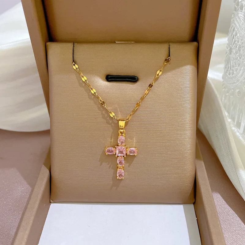 Elia Cross Necklace