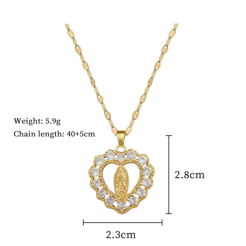 Shelly Heart Necklace