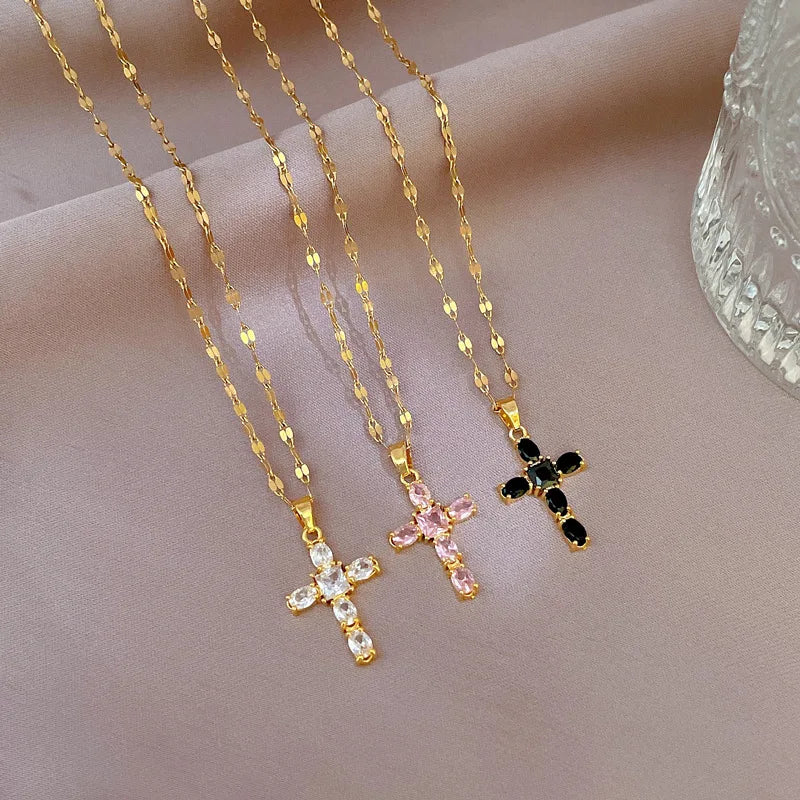 Elia Cross Necklace