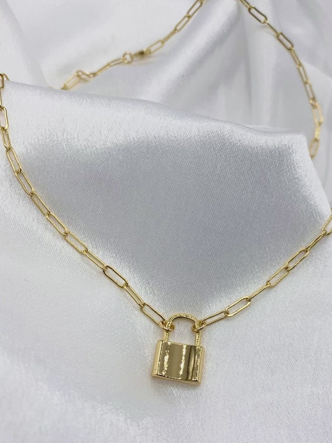 Lauren Lock Paper Link Necklace