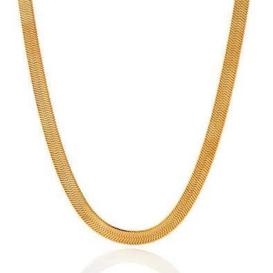 Harringbone Chain Necklace - KiraaJewel