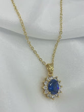 Load and play video in Gallery viewer, Midnight Blue Luna Princess Necklace
