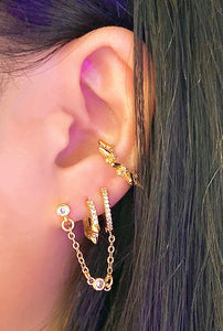 Jasmine Chain Earring - KiraaJewel