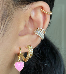 Ana Heart Earrings - KiraaJewel