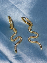 Load image into Gallery viewer, Gemeni Snake Earrings - KiraaJewel
