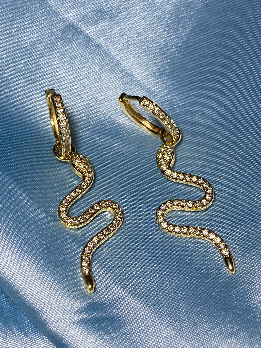 Gemeni Snake Earrings - KiraaJewel