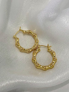 Tiffy Bamboo Hoops - KiraaJewel