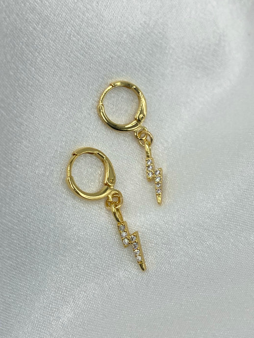 Crystal Lightning Earrings - KiraaJewel