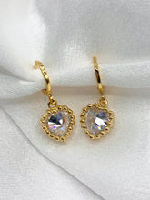 Load image into Gallery viewer, Ariana Heart Earrings - KiraaJewel
