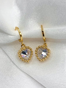 Ariana Heart Earrings - KiraaJewel