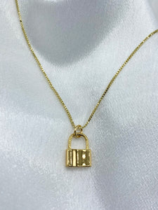 Joy Lock Necklace - KiraaJewel