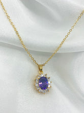 Load image into Gallery viewer, Violet Luna Princess Necklace - KiraaJewel
