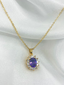 Violet Luna Princess Necklace - KiraaJewel