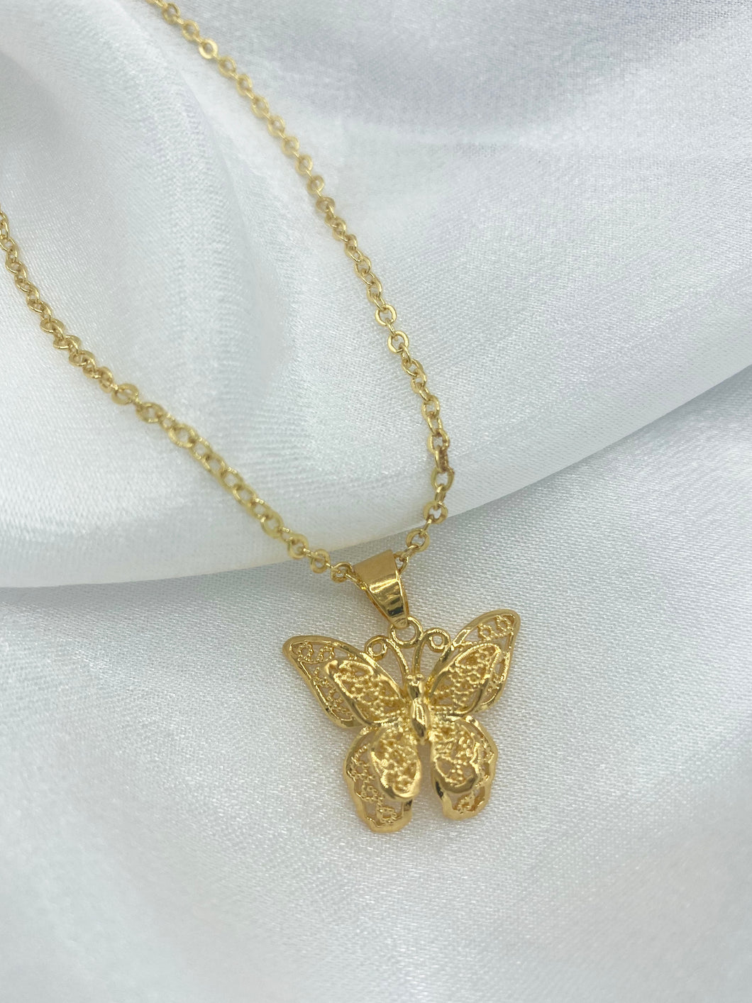 Lena Butterfly Necklace - KiraaJewel