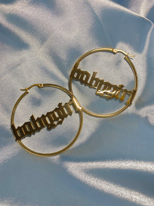 Custom Hoop Earrings - KiraaJewel