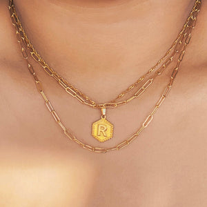 Isabella Paper Link Necklace - KiraaJewel