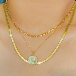 Harringbone Chain Necklace - KiraaJewel