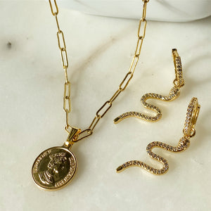 Mariell Coin Necklace - KiraaJewel