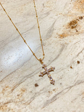 Load image into Gallery viewer, Lara Cross Necklace - KiraaJewel
