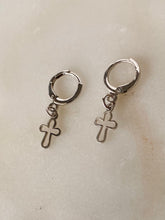 Load image into Gallery viewer, Lisa Cross Earrings - KiraaJewel
