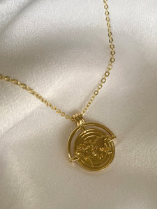 Priscilla Coin Necklace - KiraaJewel